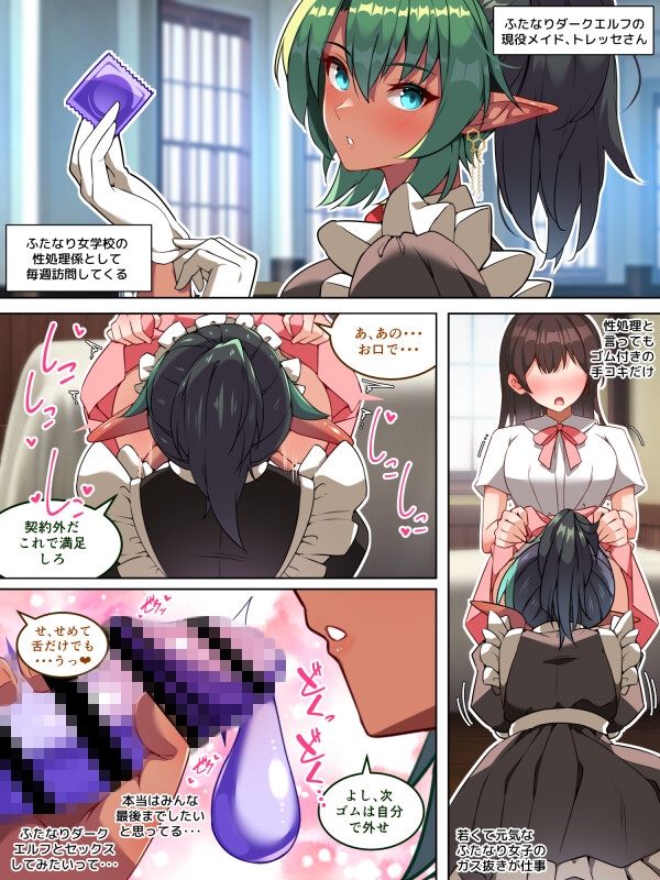 朝風の雫 - 元伝説の暗殺者だけど今は性処理メイドです～ふたなりダークエルフ、トレッセの受難～ (6)