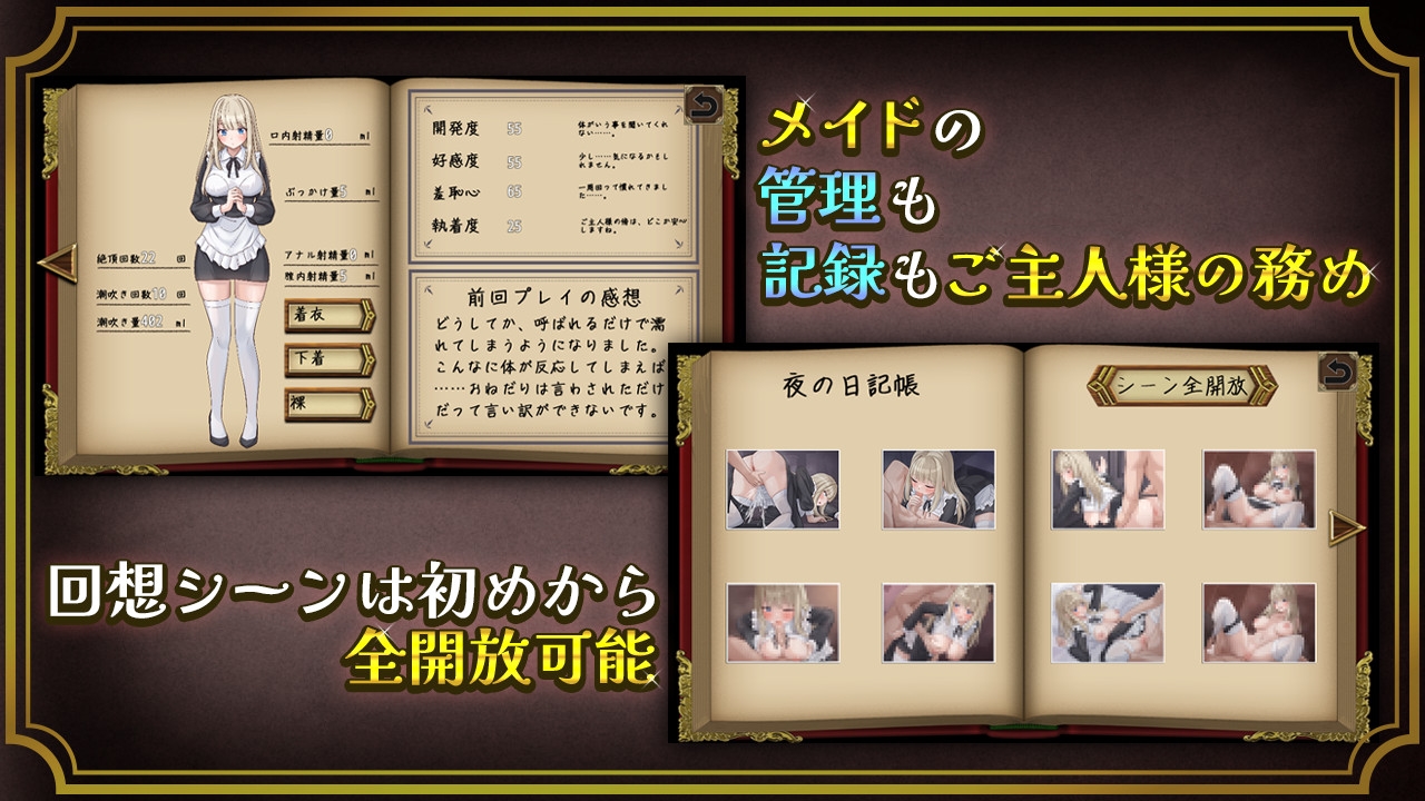 夜伽工房 - 事務的メイドはザコまんこ (3)