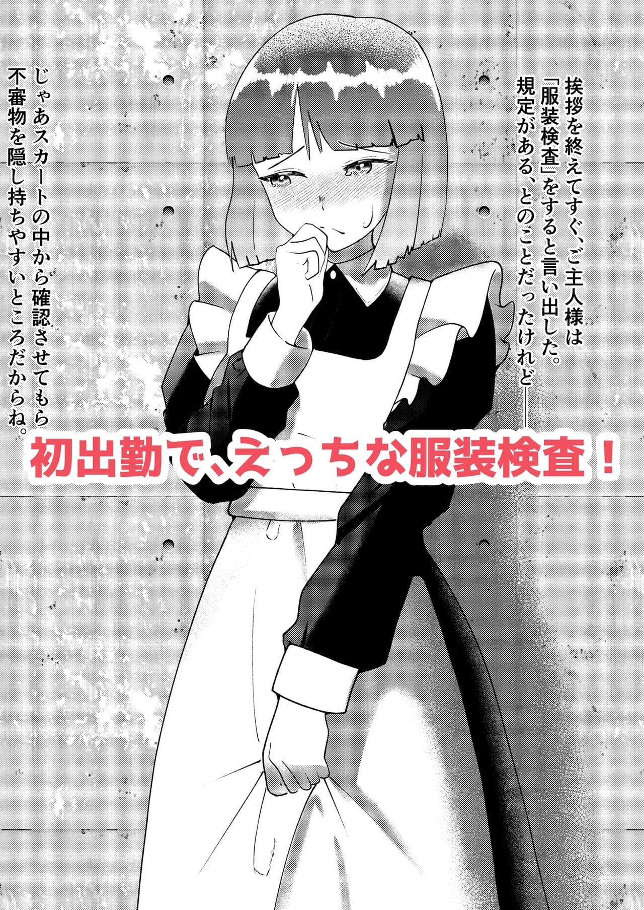 ひっそりけいこ - 新人メイドですが恥ずかしい目にあって仕事になりません (1)