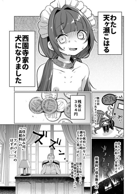 秘密結社うさぎ - お屋敷わんだふるライフ～メイド採用だと思ったら、犬にされました～ (1)